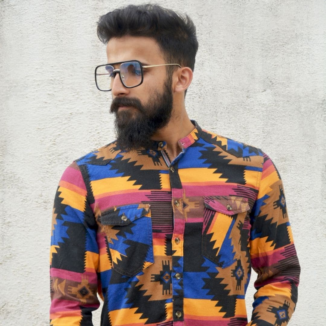 Multicoloured Pattern Shirt
