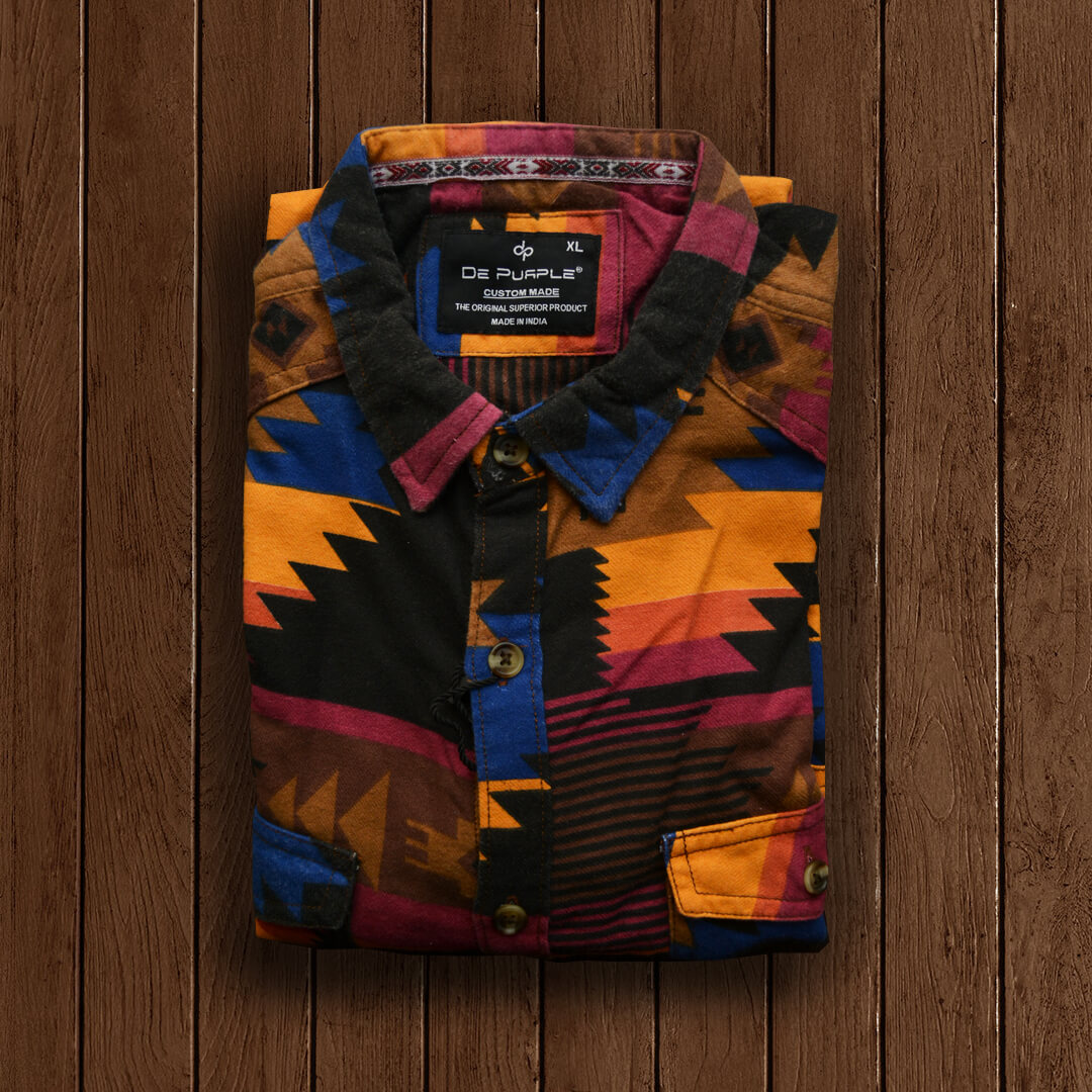Multicoloured Pattern Shirt - Image 3