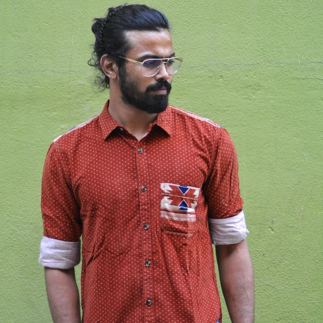 Sleek Aztec Pattern Shirt - Image 2