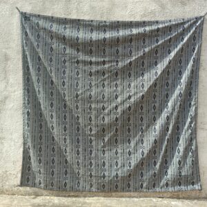 Grey and black aztec print fabric Table Mat/ Wall hanging