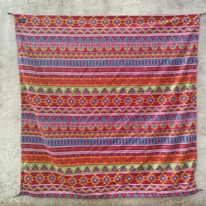 Multicoloured tribal print fabric Table Mat/ Wall hanging